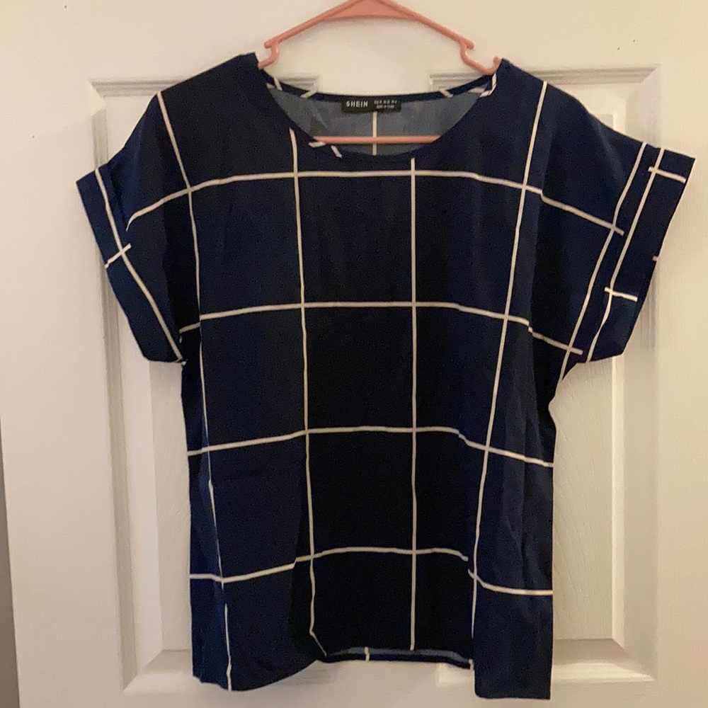 Shein Checkered Top